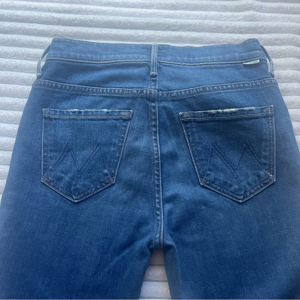 MOTHER Embroidered Weekender Fray Jeans - Picture 10 of 14